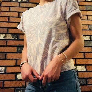 Hand dyed + altered t-shirt 🍭